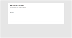 Desktop Screenshot of keratosistreatment.net